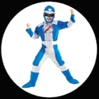 Power Rangers Kost�m - Kinder - Blau