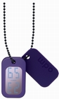 DOG TAG ANH�NGERUHR - VIOLETT