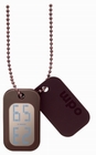DOG TAG ANH�NGERUHR - SHOKOBRAUN