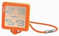 PIXEL SQUARE ANH�NGERUHR - ORANGE/GELB