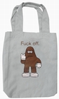 AMOS - FU** OFF STOFFTASCHE - GRAU