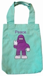Amos - Peace! Stofftasche - T�rkis
